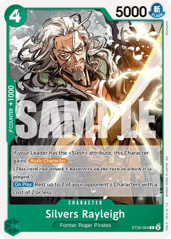 Silvers Rayleigh [Starter Deck: GREEN Roronoa Zoro]