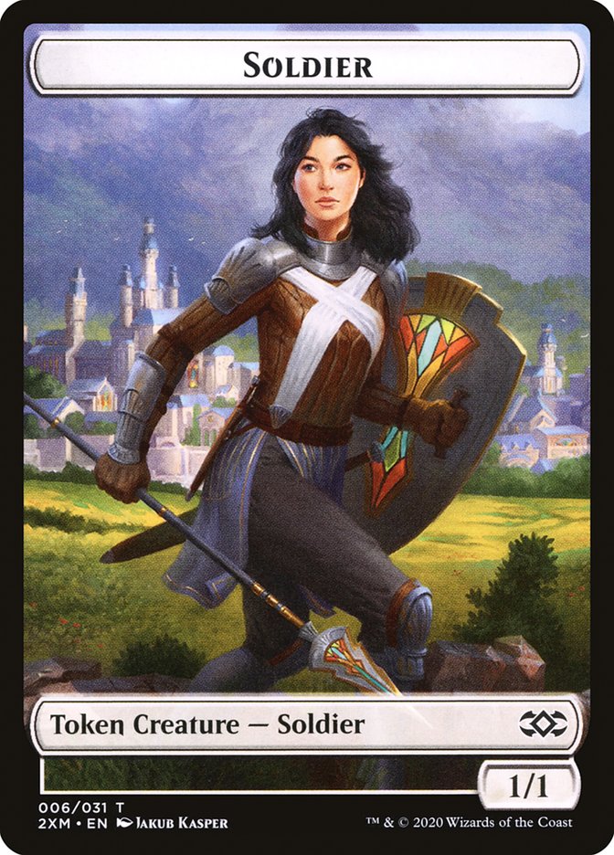 Soldier Token [Double Masters Tokens]