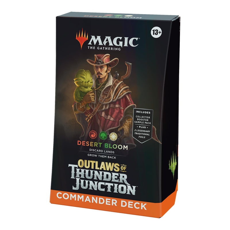 MTG Outlaws Of Thunder Junction Commander Deck - Desert Bloom