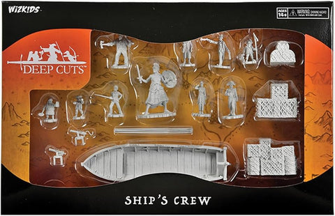 WIZKIDS UNPAINTED MINIS WV19 SHIP'S CREW BOXED SET