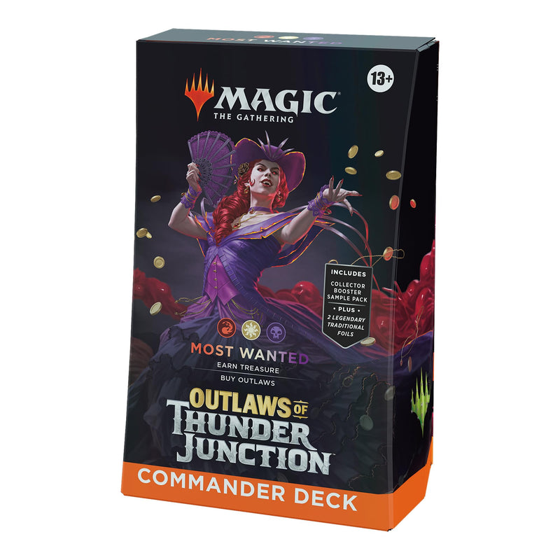 MTG Outlaws Of Thunder Junction Commander Deck - Most Wanted