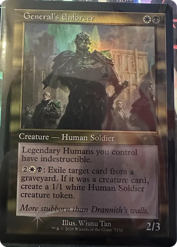 General's Enforcer (7152) (Retro Frame) [Secret Lair Drop Series]
