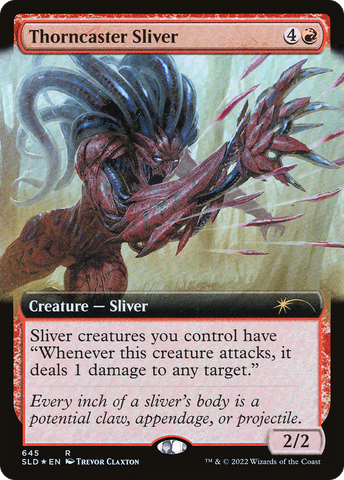 Thorncaster Sliver (Extended Art) [Secret Lair Drop Series]