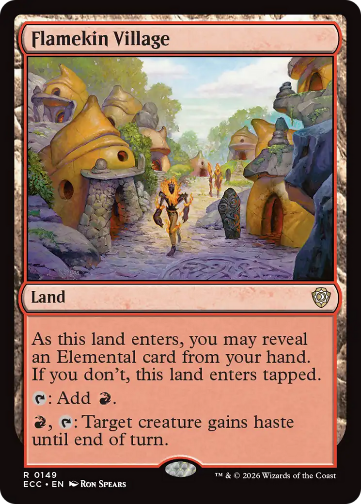 Flamekin Village [Lorwyn Eclipsed Commander]