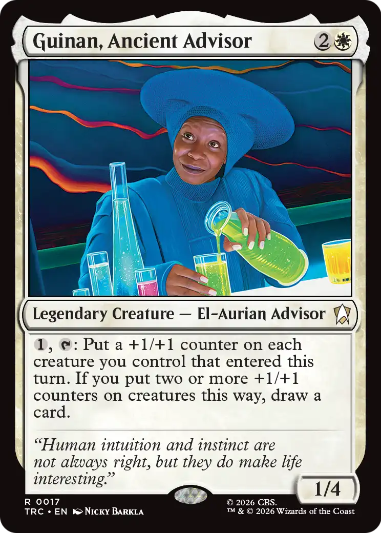 Guinan, Ancient Advisor (Surge Foil) [Star Trek Commander]