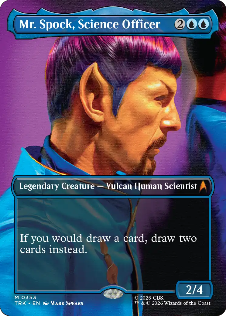 Mr. Spock, Science Officer (Borderless) [Star Trek]