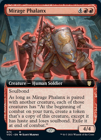 Mirage Phalanx (Extended Art) [Innistrad: Crimson Vow Commander]