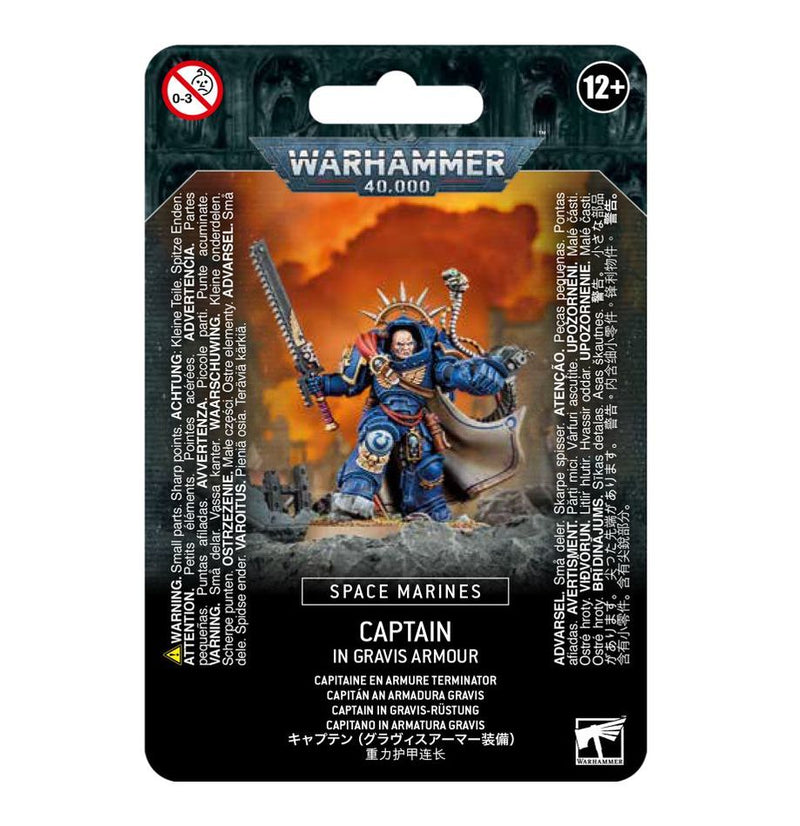 Space Marines Captain In Gravis Armour