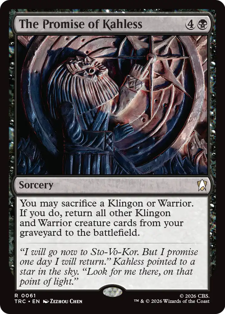 The Promise of Kahless [Star Trek Commander]
