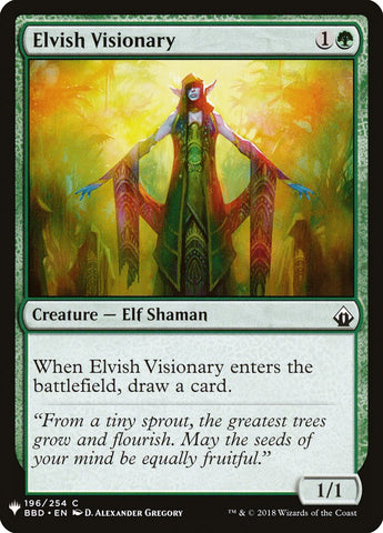 Elvish Visionary [Mystery Booster]