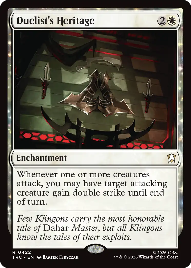 Duelist's Heritage (Surge Foil) [Star Trek Commander]