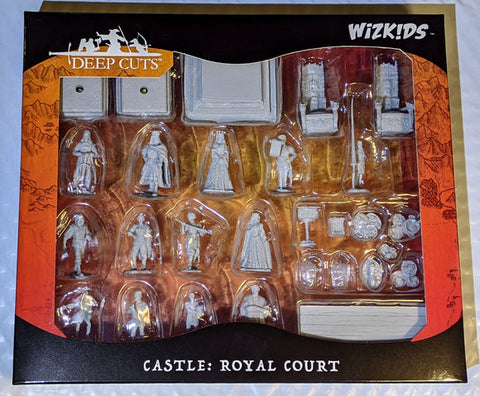 WIZKIDS UNPAINTED MINIS WV12 CASTLE ROYAL COURT