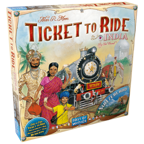 Ticket To Ride India & Switzerland