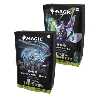 MTG EDGE OF ETERNITIES COMMANDER SET OF 2 MTG EDGE OF ETERNITIES COMMANDER SET OF 2