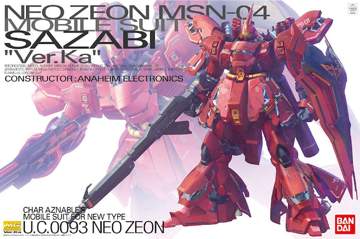 MG 1/100 MSN-04 Sazabi Ver.Ka