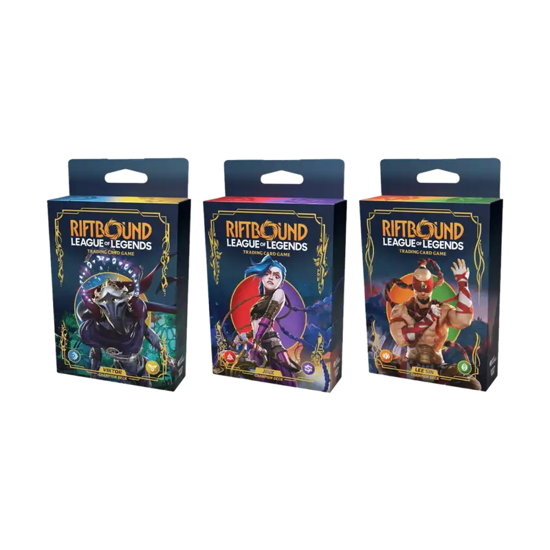 RIFTBOUND LEAGUE OF LEGENDS TCG STARTER DECK & BOOSTER BUNDLE