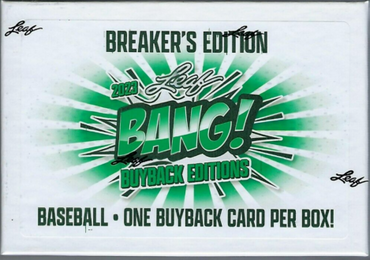 2023 Leaf Bang Baseball Breakers Edition
