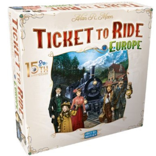 Ticket To Ride Europe 15 Anniversary Edition