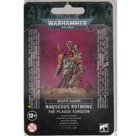 Death Guard Nauseous Rotbone, the Plague Surgeon