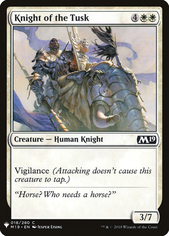 Knight of the Tusk [Mystery Booster]
