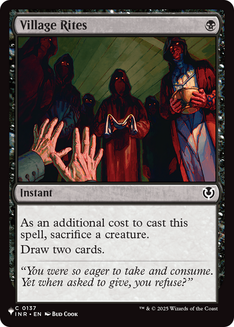 Village Rites [The List]