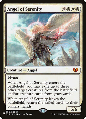 Angel of Serenity [The List]