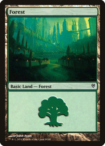 Forest (84) [Duel Decks: Jace vs. Vraska]