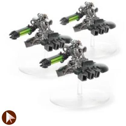 Necron Lokhust Destroyer Squadron