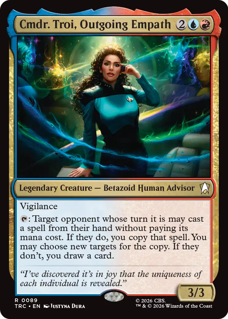 Cmdr. Troi, Outgoing Empath [Star Trek Commander]