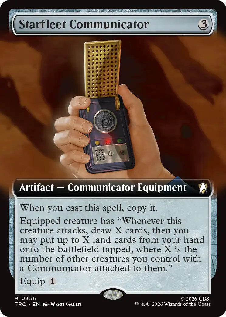 Starfleet Communicator (Extended Art) [Star Trek Commander]