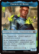 Council of Reeds (024) // Merfolk (024) Double-Sided Token (Surge Foil) [Marvel Super Heroes Commander Tokens]