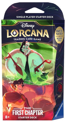 Disney Lorcana The First Chapter Starter Deck - Daring and Deception