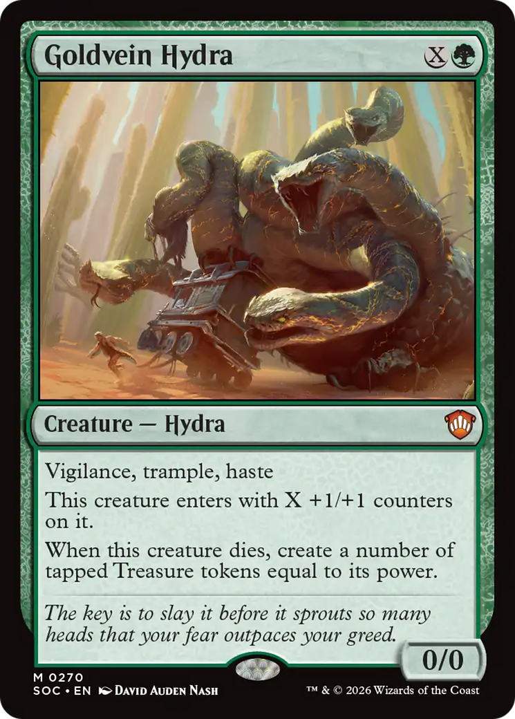 Goldvein Hydra [Secrets of Strixhaven Commander]