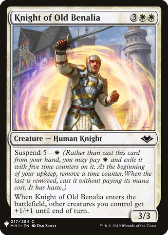 Knight of Old Benalia [Mystery Booster]