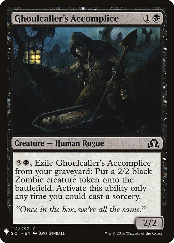 Ghoulcaller's Accomplice [Mystery Booster]