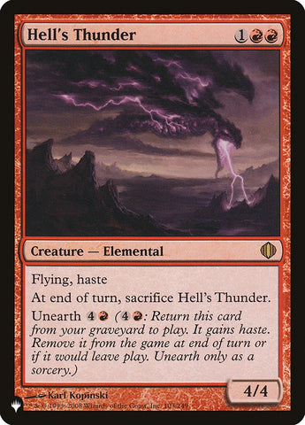Hell's Thunder [The List]