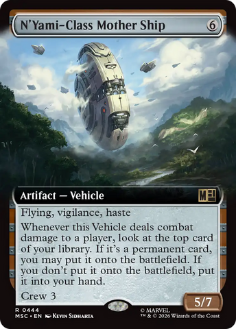 N'Yami-Class Mother Ship (Extended Art) [Marvel Super Heroes Commander]