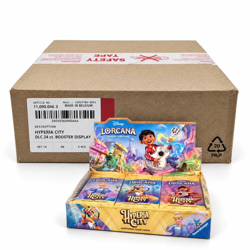 DISNEY LORCANA SET 14 HYPERIA CITY BOOSTER CASE (4 Boxes)