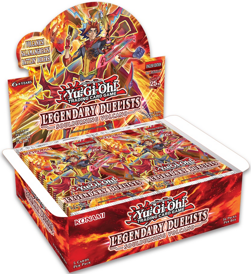 YGO Legendary Duelists Soulburning Volcano Booster Box (36 Packs)