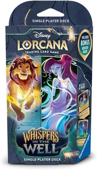 DISNEY LORCANA WHISPERS IN THE WELL STARTER DECK - SIMBA & MEG