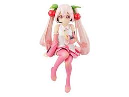 Hatsune Miku Noodle Stopper Figure -Sakura Miku 2022 Pearl Color-