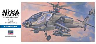 Hasegawa [D6] 1:72 AH-64A Apache