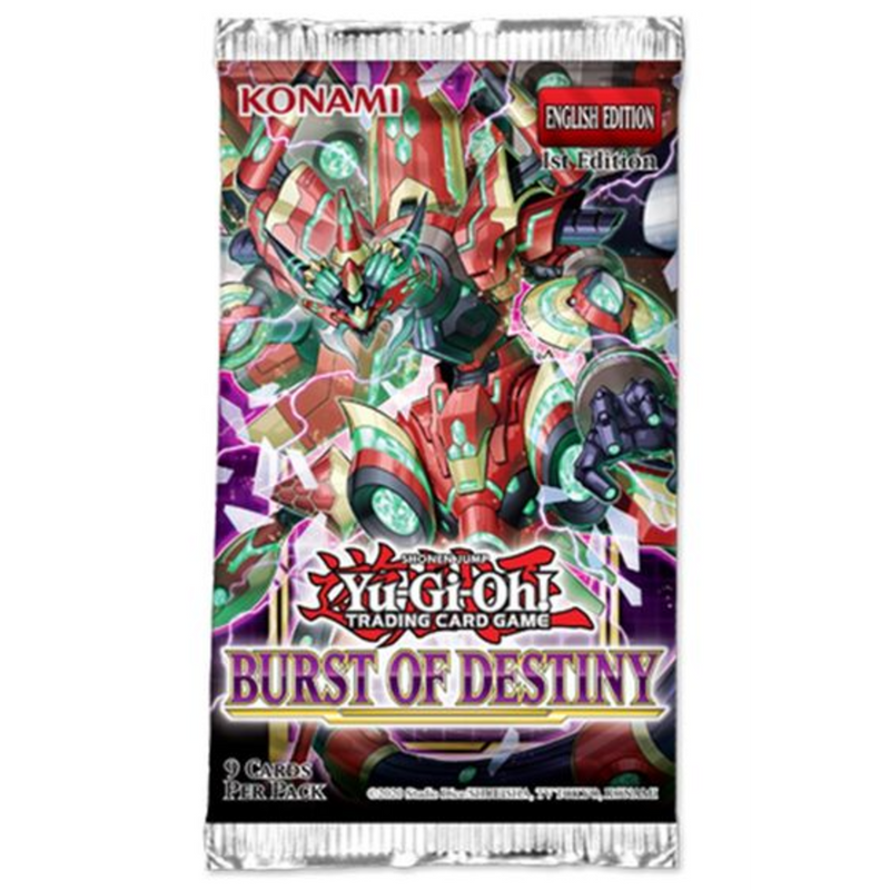 YGO Burst of Destiny Booster Pack