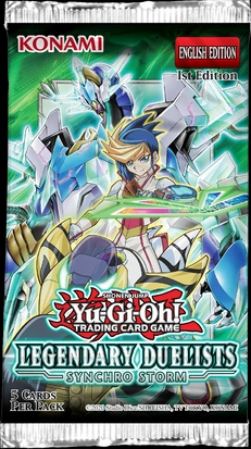 YGO Legendary Duelists: Synchro Storm Booster Pack