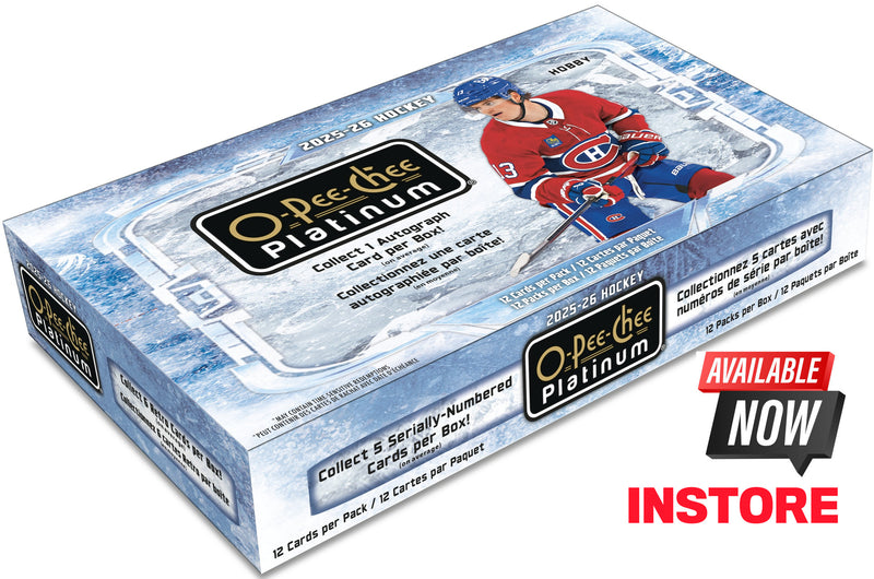 UD O-PEE-CHEE PLATINUM HOCKEY 25/26 *SEE INSTORE FOR PRICING*