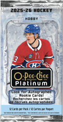 UD O-PEE-CHEE PLATINUM HOCKEY 25/26 *SEE INSTORE FOR PRICING*