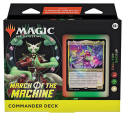 MTG MARCH OF THE MACHINE COMMANDER SET OF 5