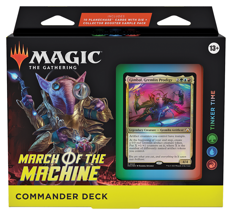 MTG March Of The Machine Commander Deck - Set Of 5