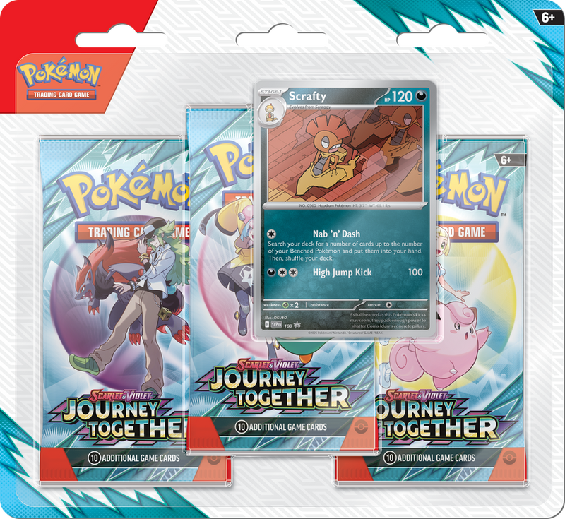 POKEMON SV9 JOURNEY TOGETHER 3PK BLISTER (2025-03-28)