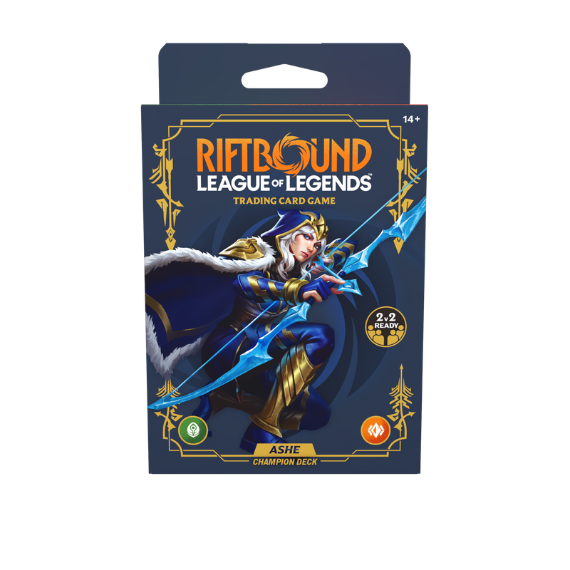 RIFTBOUND LEAGUE OF LEGENDS TCG LEGACY CHAMPION DECK - ASHE (1/29/27)